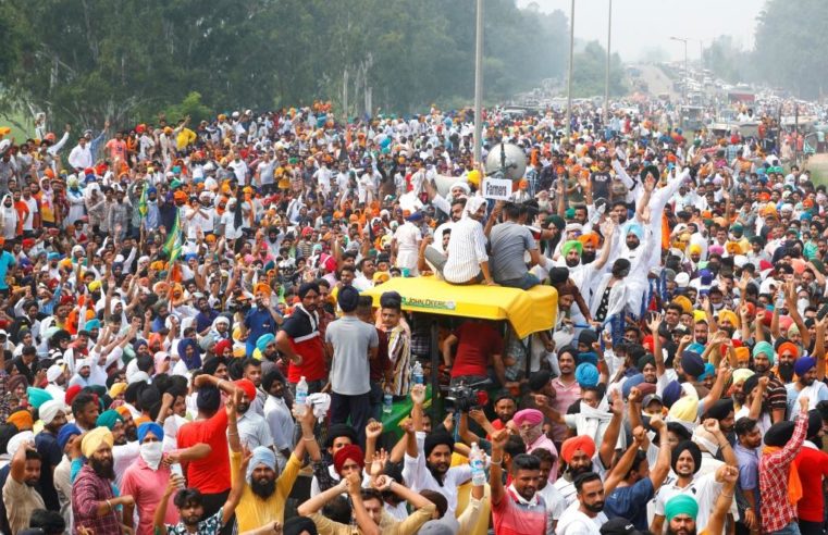 Massive Protest Puts Modi Under Fire